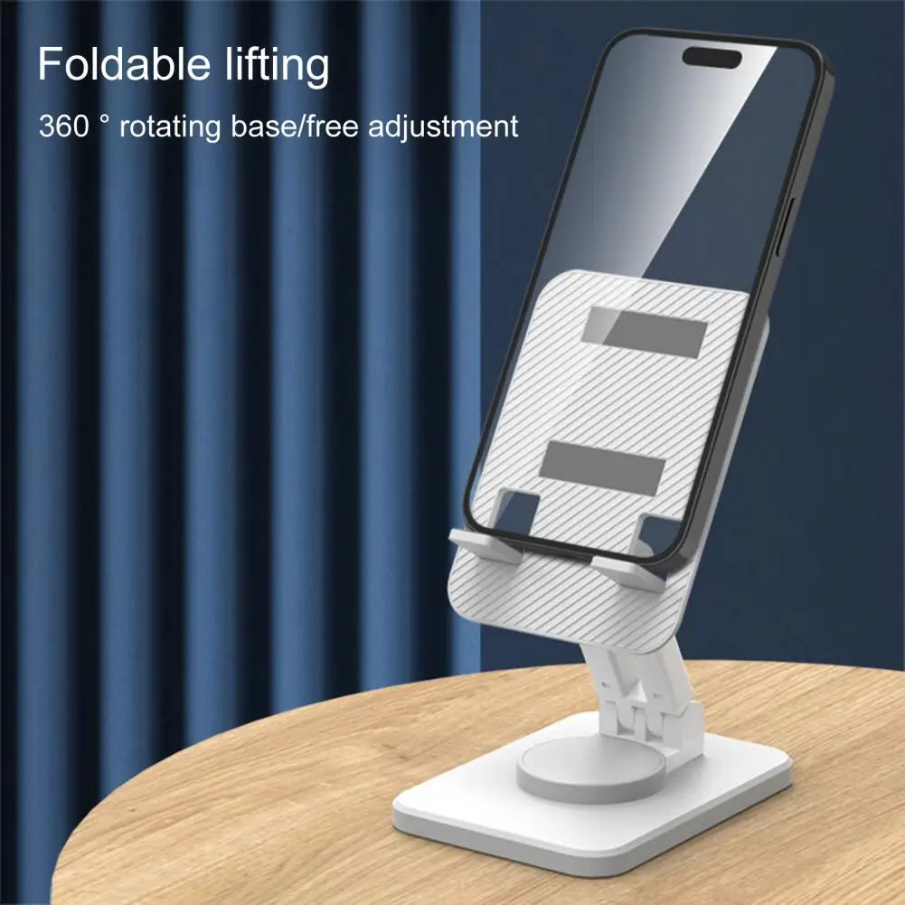 Sturdy Mobile Phone Holder Non-slip Handsfree Phone Desk Bracket Tablet Stand  Portable Mobile Phone Stand for Live Broadcast