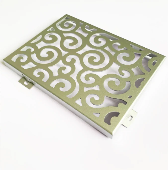 Extrusion perforated aluminum panel exterior wall curtain wall decorative panel