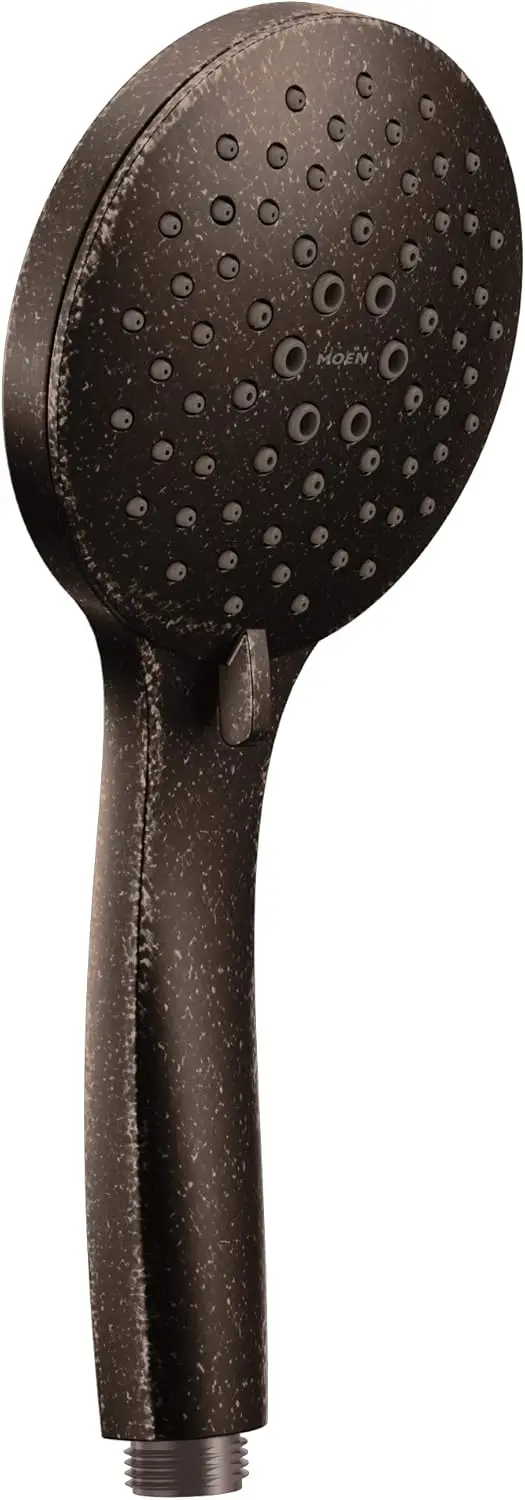 

High-Pressure Handheld Shower Head with 5 Spray Functions, Oil Rubbed Bronze Finish for Efficient Water Use