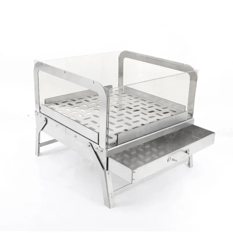 Incinerator Cross-border New Product BBQ Grill Outdoor Camping Yard Glass Bonfire