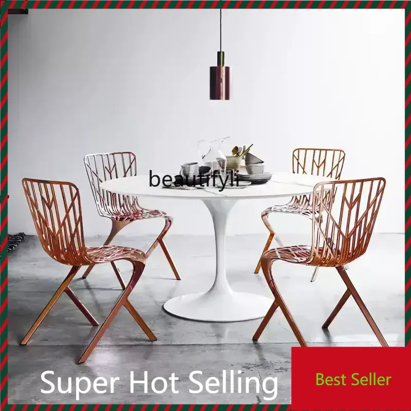 

G1218 G1218 Slate dining table simple Italian light luxury high-end Deli Feng round table dining table