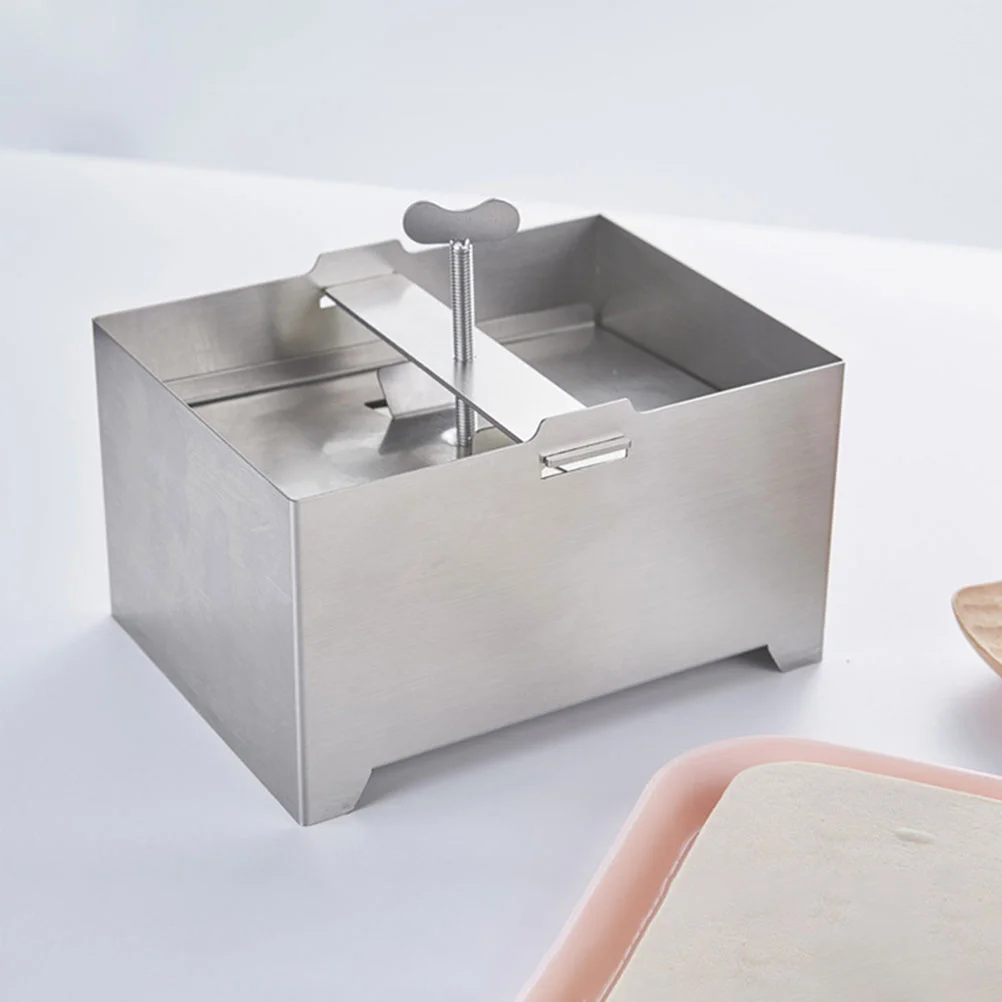 

Tofu Mold Grinder Making Curd Cheezeits Cheese Stainless Steel Presser Kitchen Cooking Smooth Safety Mould Metal