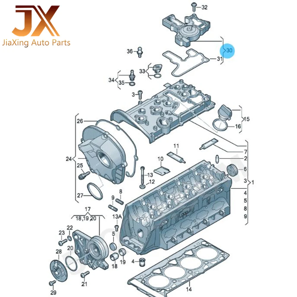 OEM Ölabscheider PVC-Ventil 06H103495AJ 06H103495AD für A3 A4 A5 A6 Q5 TT CC Passat Tiguan Jetta 06H103495 06H103495AJ – Detail 5