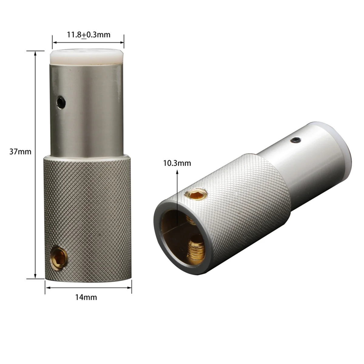 BISM 1 Uds DS02 24K aislador de cobre chapado en oro conector DIN de 5 pines LP tocadiscos grabadora conector hembra de vinilo