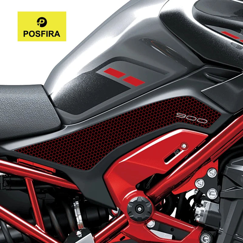 

POSFIRA наклейка на боковую панель мотоцикла, виниловые наклейки для Kawasaki Z900 Z 900/SE 2025-2026, аксессуары для украшения мотоцикла