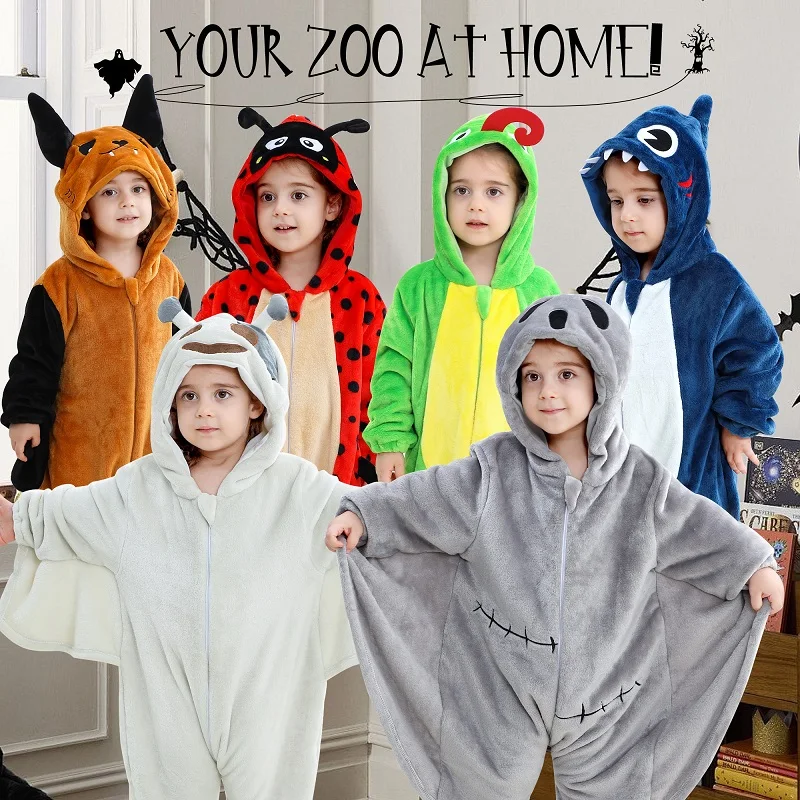 

MICHLEY Halloween Christmas Baby Rompers Flannel Cosplay Toddler Infant Clothes Overall Bodysuits Jumpsuit Costume For Girl Boy