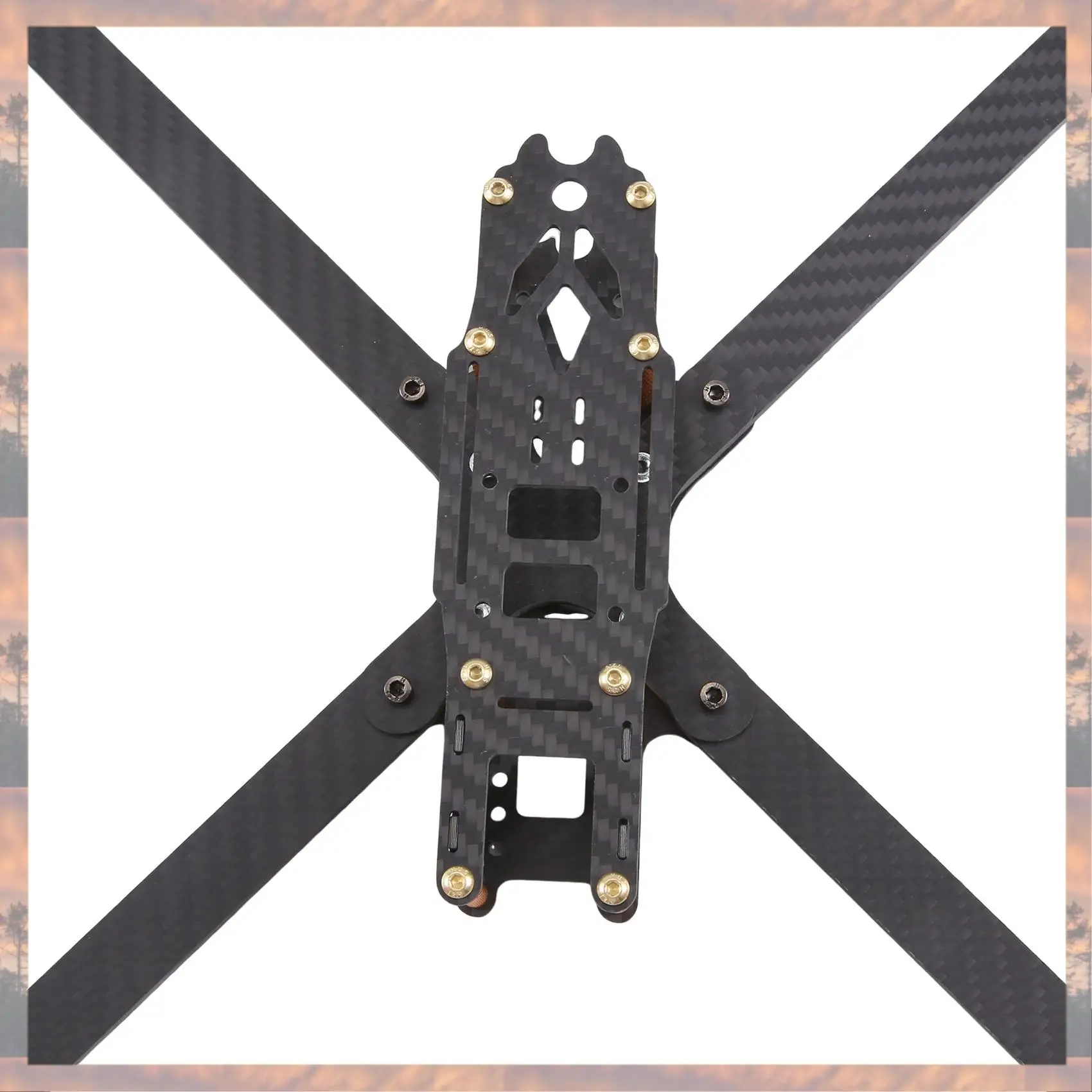 

2025 New-For XL9 9 Inch Carbon Fiber Frame Kit Rack 390Mm Wheelbase Support 2212 2213 2216 Motor For FPV Drone Quadcopter Easy I