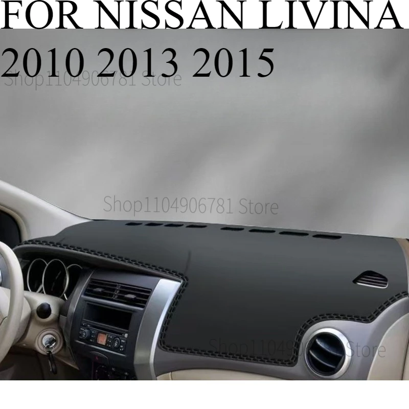 FOR NISSAN LIVINA 2010 2013 2015  Car Dash Mat Dashmat Dashboard  Cover Sun Shade Dash Board Cover Carpet  Accessories