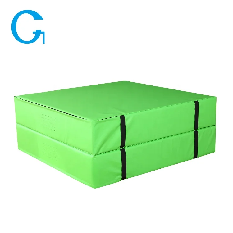 Hot-selling Anti-tear Customized 2-fold Gymnastic Landing Crash Mats For Training