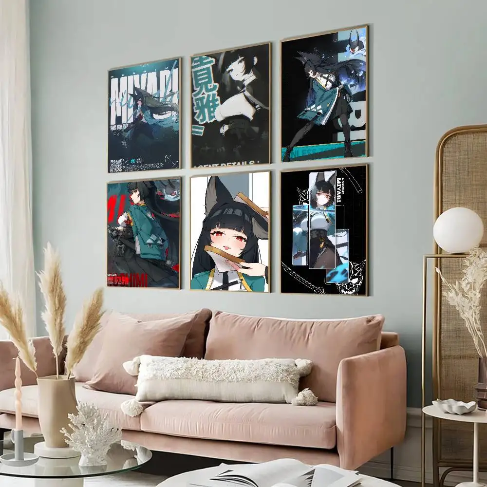 Hoshimi Miyabi Z-Zenless Zone Zero  Classic Vintage Posters 