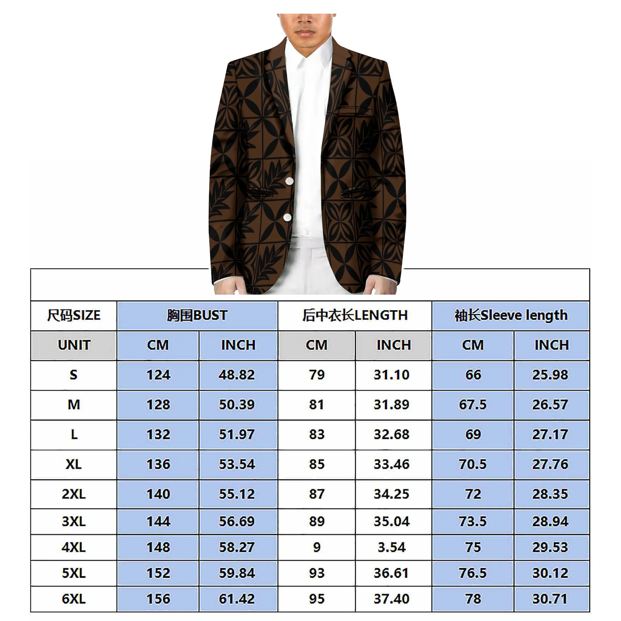 Support design men\'s casual suit jacket Samoa design classic single breasted coat men\'s blazer men\'s clothing free shipping