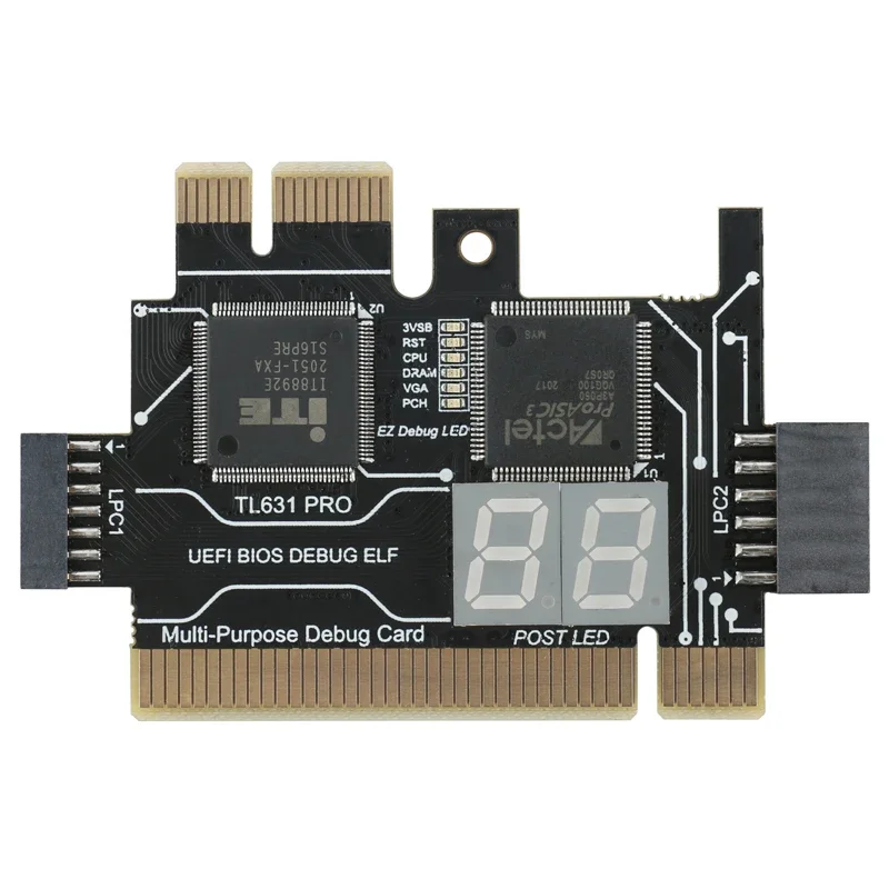 Multifunction LPC-DEBUG Card PCI LPC Motherboard Diagnostic Test Tool Kit For Computer Laptop Mobile Phone Repair