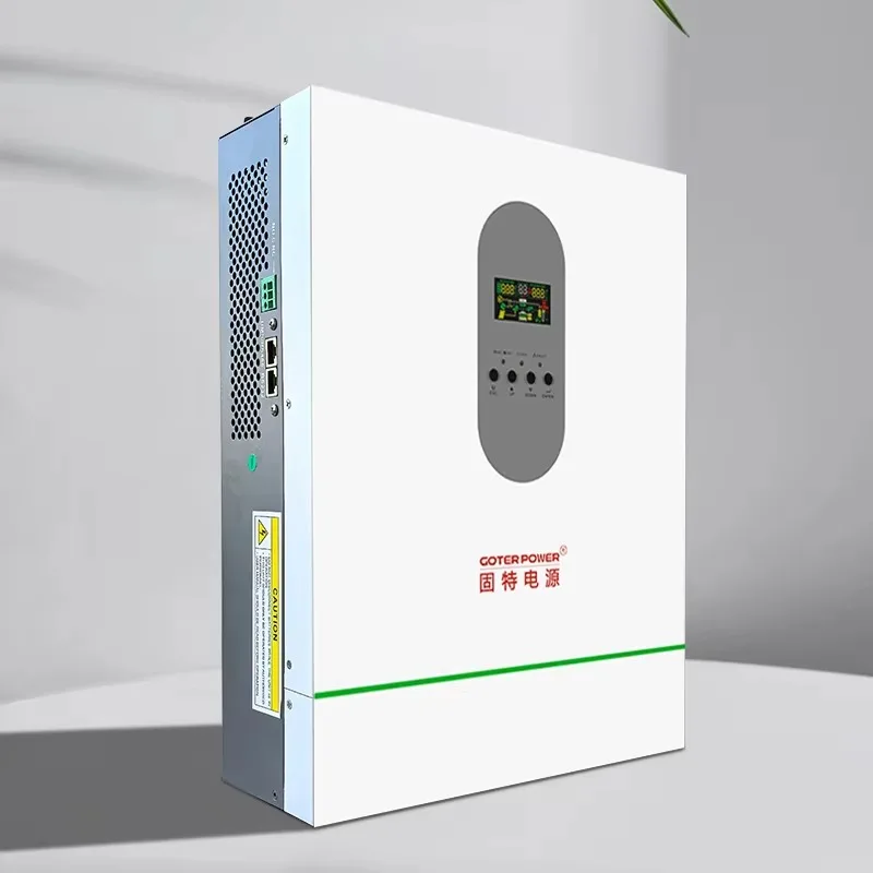 Power SPI-3K-24V 48VDC 220VAC 3000W Continuous Single MPPT Controller 3K Off-Grid Pure Sine Wave Inverter Solar System