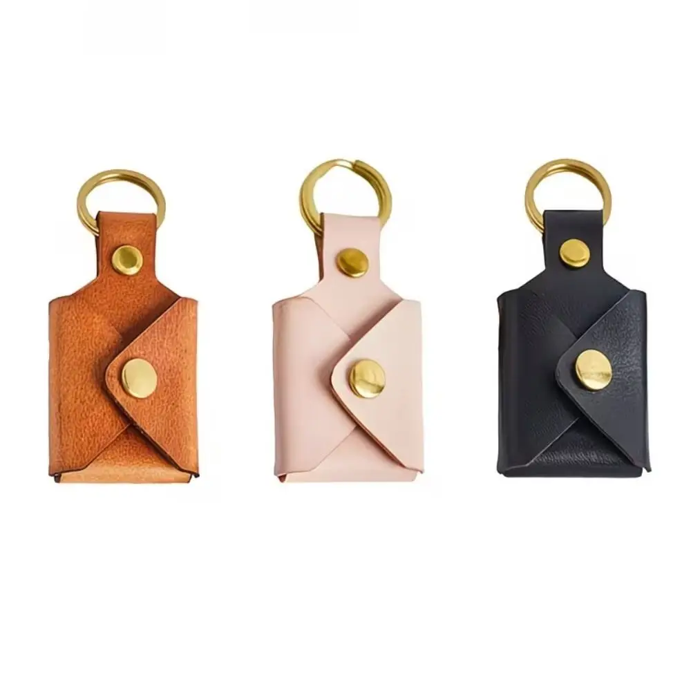 PU Leather DIY Photo Keychain Folding Style European Style Personalized Keychain Thermal Sublimation Photo Holder Keyring Gift