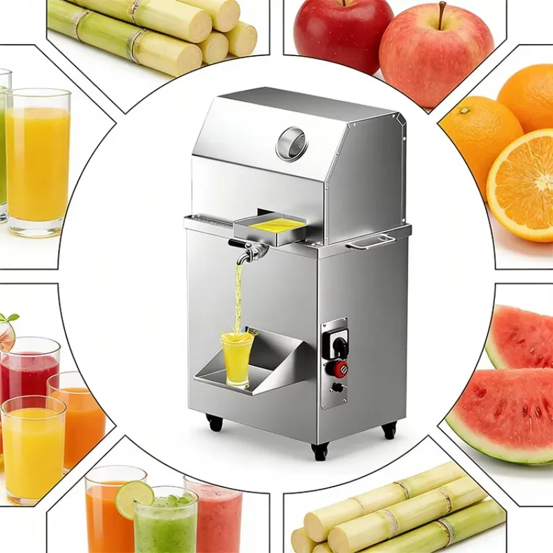 Dual-mode battery and plug-in cane juicer - solve power outages and high electricity bills, automatic switching is flexible