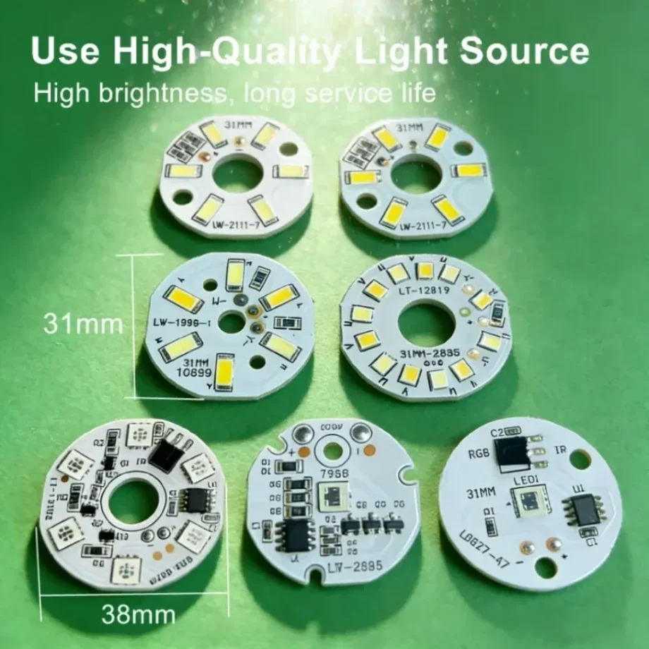 DIY Model Display Decor Light Board DC5V USB RGB Colorful Gradient LED Light Board, Dimmable Touch Switch with Remote Control