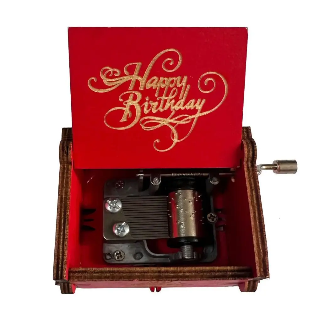 صندوق الموسيقى لموضوع هدية عيد ميلاد ، 21 صناديق الموسيقى ، الوردي ، الأبيض ، الأزرق ، الأسود ، الخشب ، أنت بلدي أشعة الشمس العراب #5