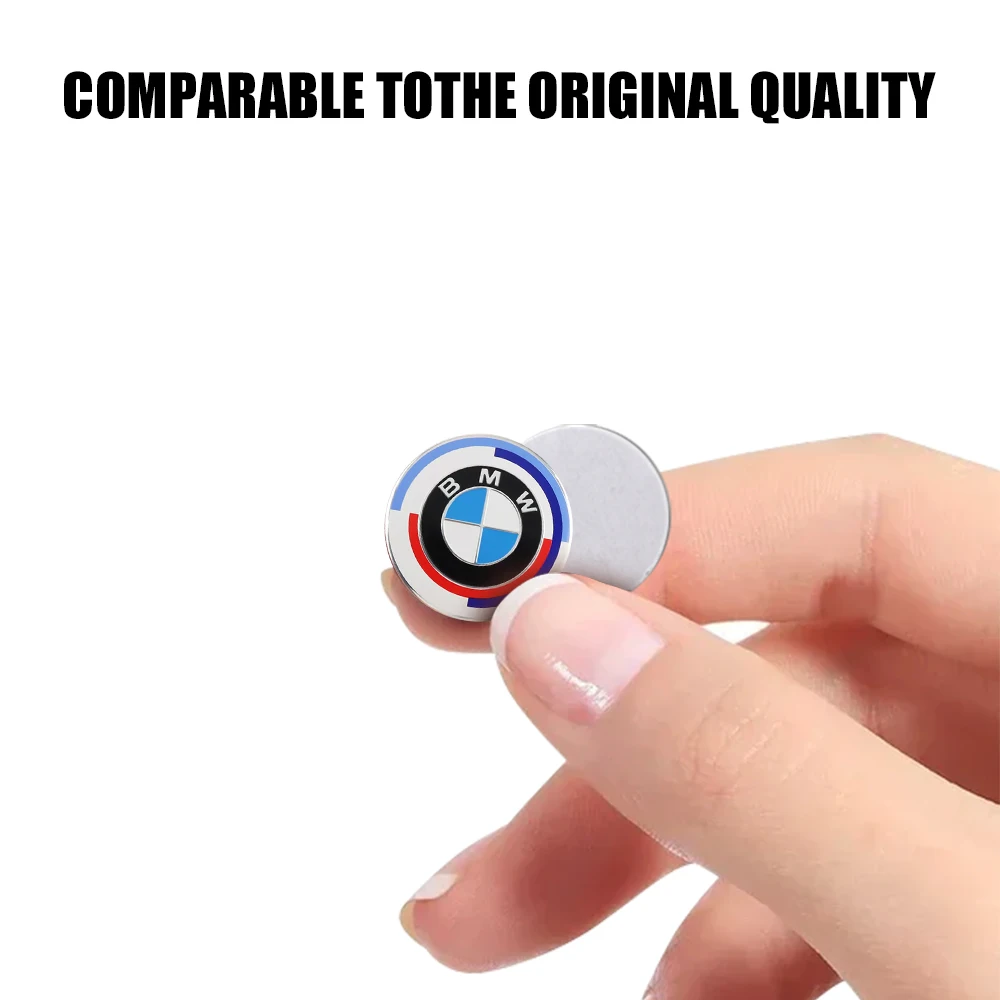 11/14MM 3D Aluminum Car Key Shell Stickers For BMW G20 X3 F25 E30 F31 E83 F20 E61 Serie 1 E53 F36 F32 X1 X2 X3 M3 M5 M6