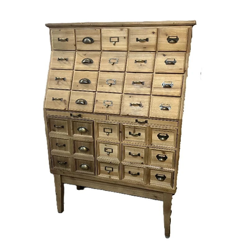 American rural pastoral style Japanese style solid wood multi-drawer porch dining side cabinet living