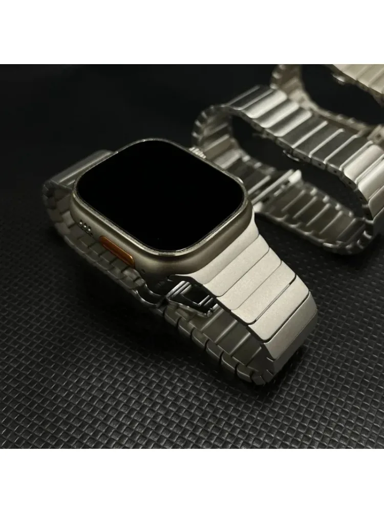Stalowy pasek do zegarka Apple Watch Ultra 2 49mm/10 9 8 7 46mm 42mm 45mm 41mm, pasek do IWatch Series 6 5 4 3 SE 44mm 38mm — 2