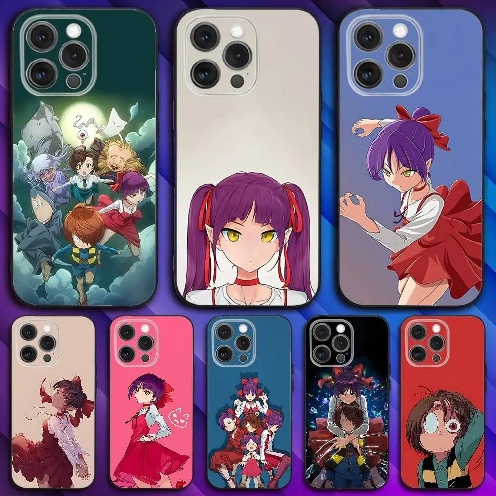 

G-Gegege No Kitaro Comics Phone Case For iPhone 17,16,15,14,13,12,11,Pro,Max,Plus,X,XS,SE4,E,Mini,Soft Black Case