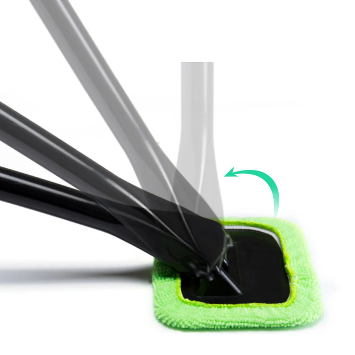 1pcs Cleaning Brush Long Handle Windshield Cleaning Tool Window Cleaning Brush Replaceable Cloth Multiple Colors