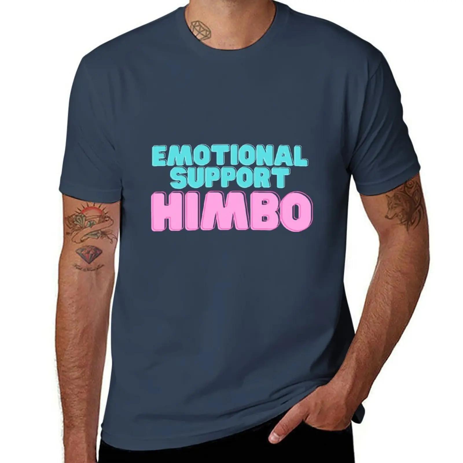 Emotional Support Himbo T-Shirt Sun Protective Outdoor Tee Top