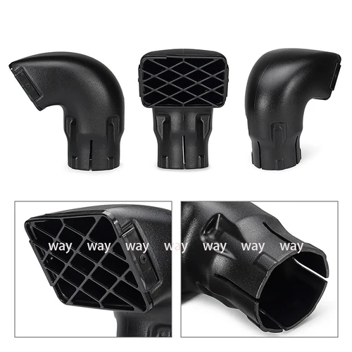 Imagen 2 del producto Snorkel de entrada de aire impermeable Universal, 3 pulgadas/3,5 pulgadas, reemplazo todoterreno, cabezal de snorkel, Ram de entrada de aire para coche SUV, 1 ud.