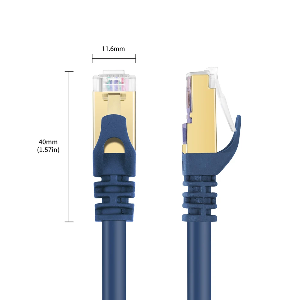 كابل إيثرنت مقاوم للماء ، كابل شبكة rj45 40 s ، 50 s ، 8 mhz ، لجهاز ps4 ، كمبيوتر محمول ، كمبيوتر شخصي ، جهاز توجيه