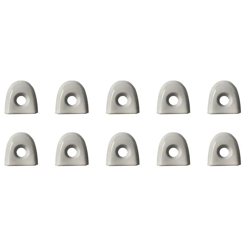 Exquisite 10X Car Door Lock Cover With Key Hole For Nissan Juke & Micra Drivers 806441KK0D Car Accessories White