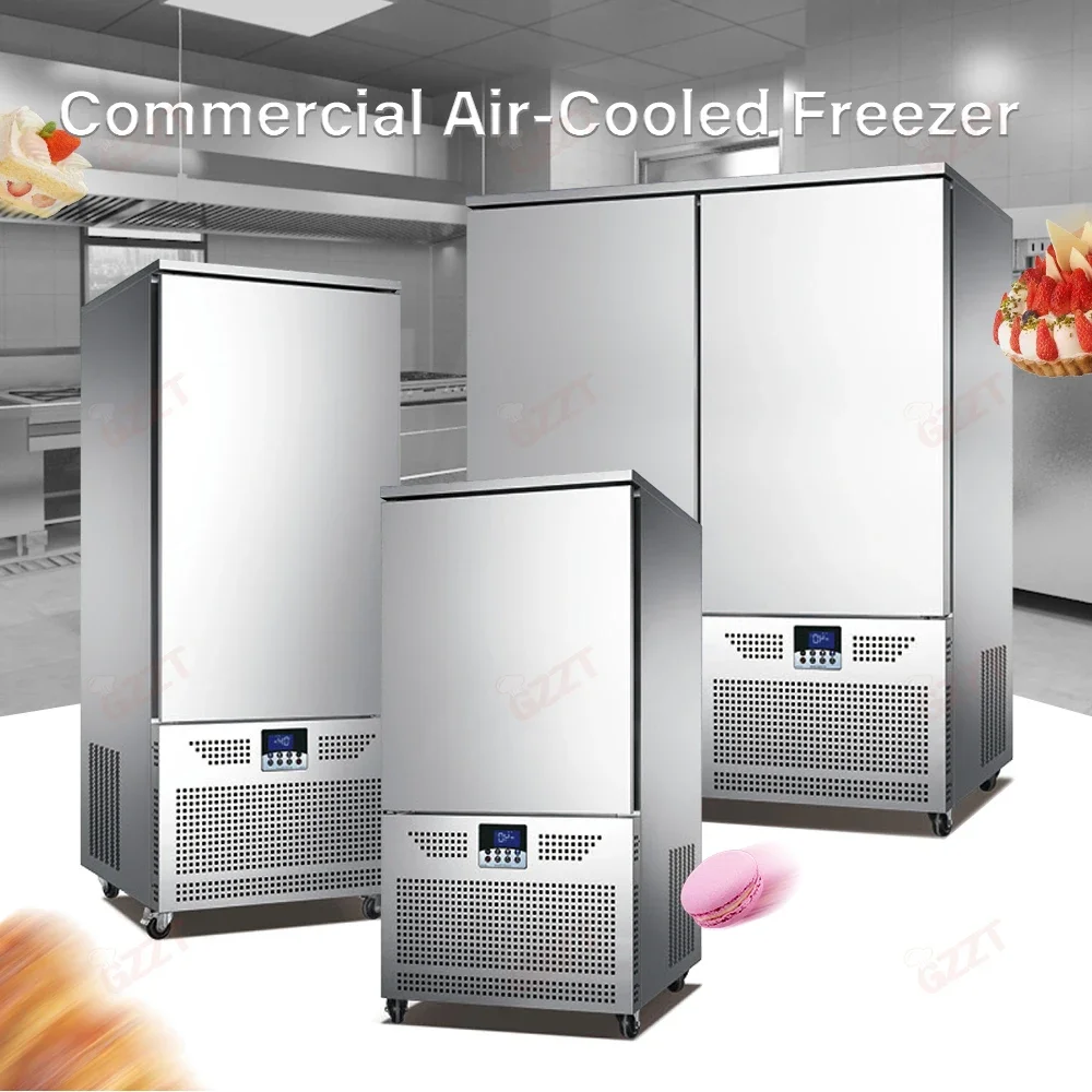 10 Layer Electric Meat Refrigerator Blast Chiller Freezer Single Door Fridge Cooler Refrigerator Commercial Quick Frozen Cabinet