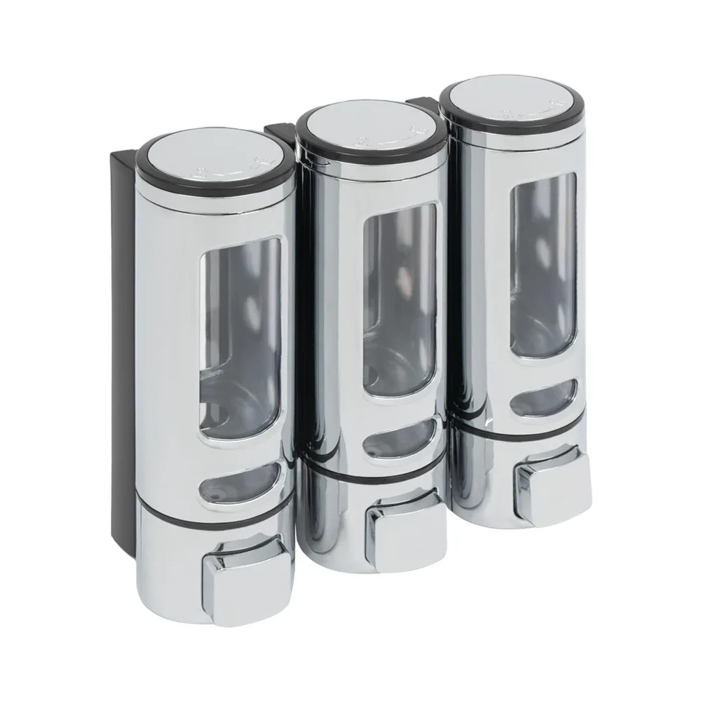 

Диспенсер для мыла и шампуня 3-в-1