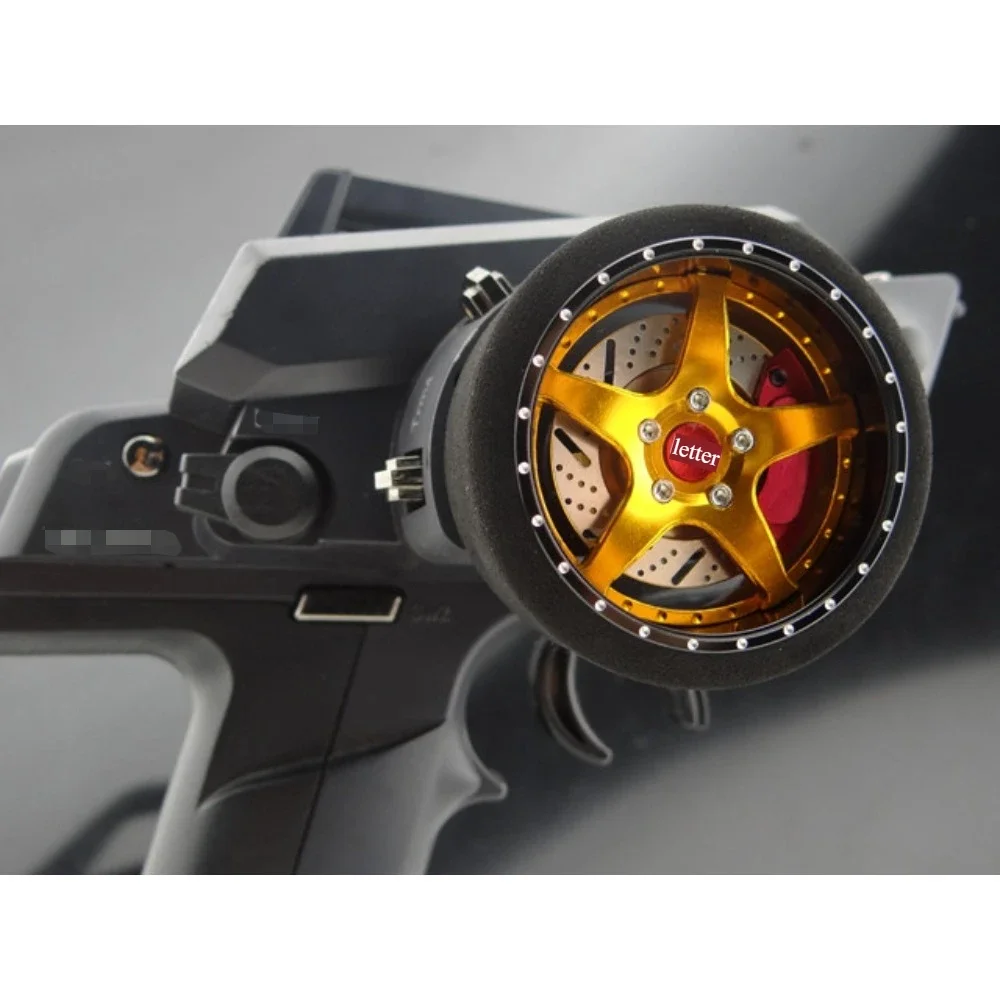 RC Transmitter Upgrade Parts for HR Widened Aluminum Hand Wheel custom size RC Car Steering Modification Accessories