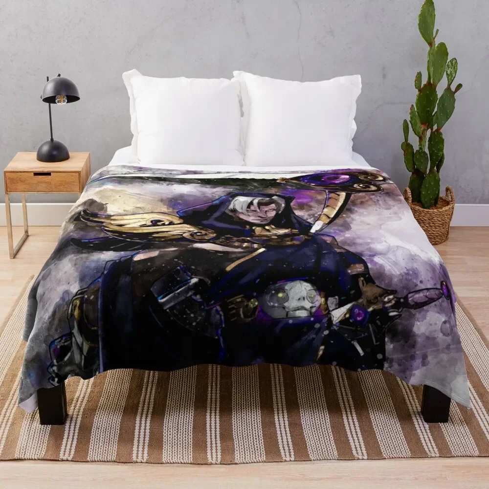 

Thanatos - Hades (Watercolor) Throw Blanket Thin Soft Blanket for Summer Night Sleeping