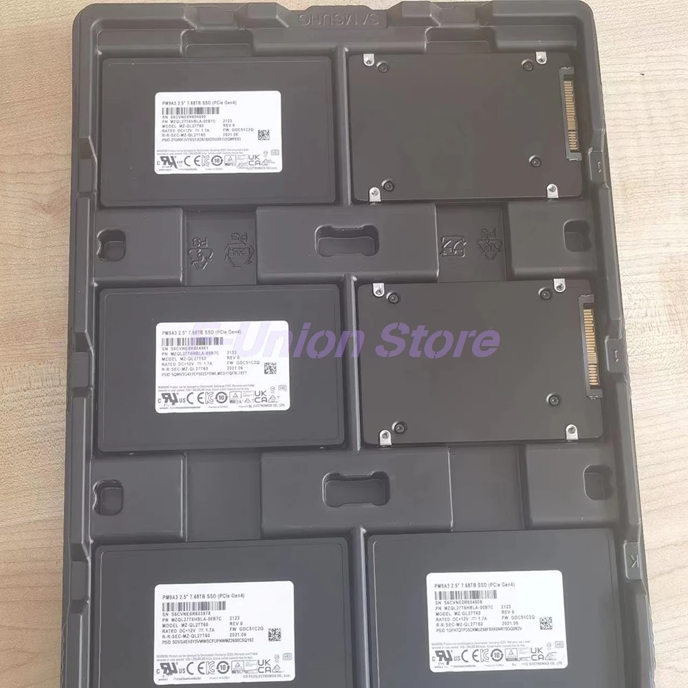 

Твердотельный накопитель PM9A3 Enterprise Server MZQL27T6HBLA-00B7C 7.68T U2 NVME 4.0