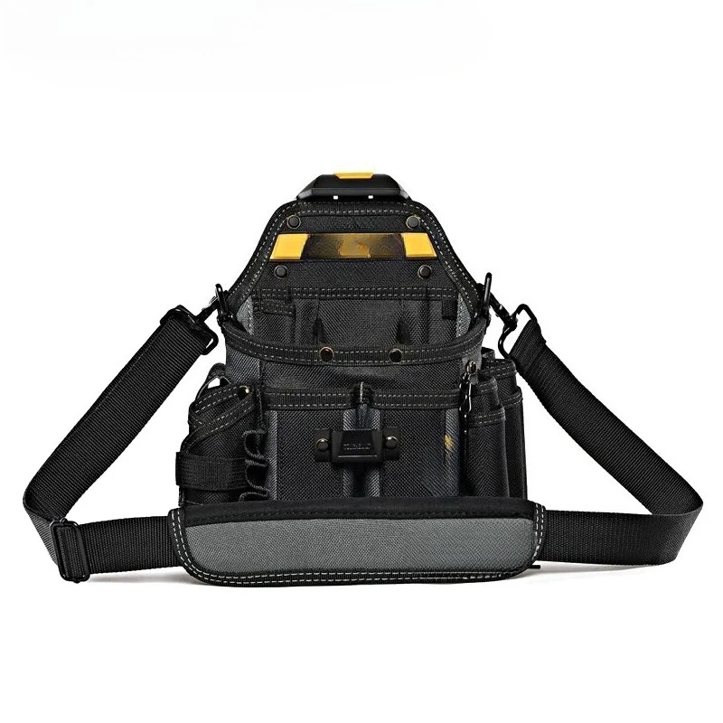 Journeyman Electrician Pouch + Shoulder Strap Multiple Pockets Compartment Wear Resistant Toolkit