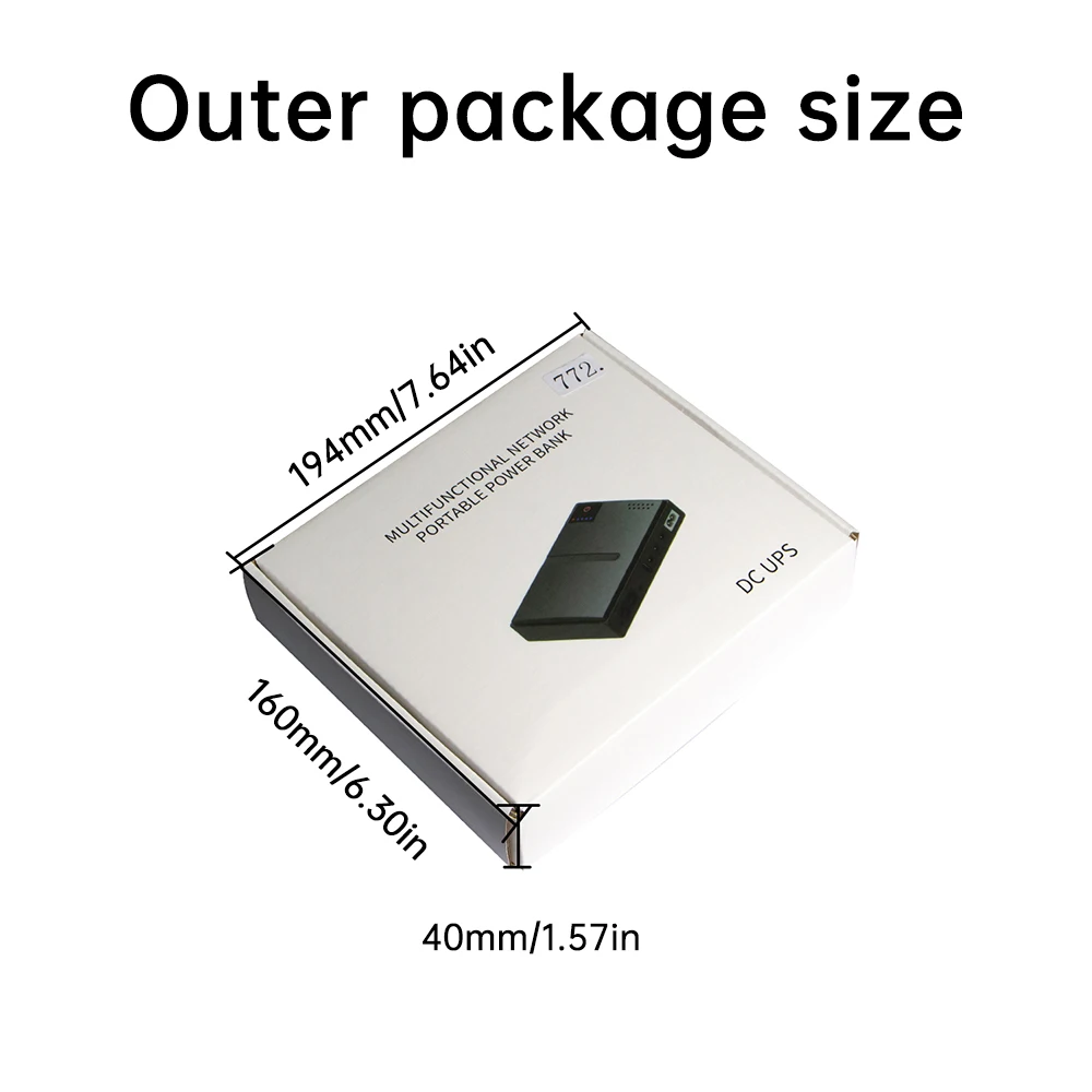 EU Plug 1018L DC UPS Battery Backup 5V 9V 12V 2A 15V 24V Output Uninterruptible Power Supply 85‑265V UPS Battery Backup image 6