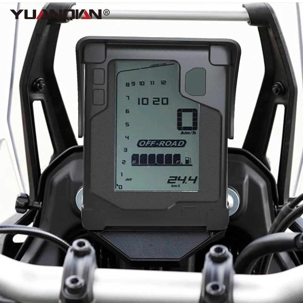 For Yamaha T7 XTZ700 TENERE 700 2019-2025 2024 2023 Dashboard Screen Protecto Frame Cover TFT Anti-theft Guard With Sun Visor