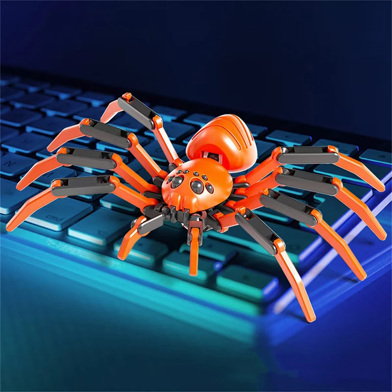 ثلاثية الأبعاد التنقل المشترك العنكبوت نموذج الإبداعية المطبوعة عمل لغز تجميع الدمى نموذج ألعاب الدمى الأطفال ديكورا لفتاة صبي هدية