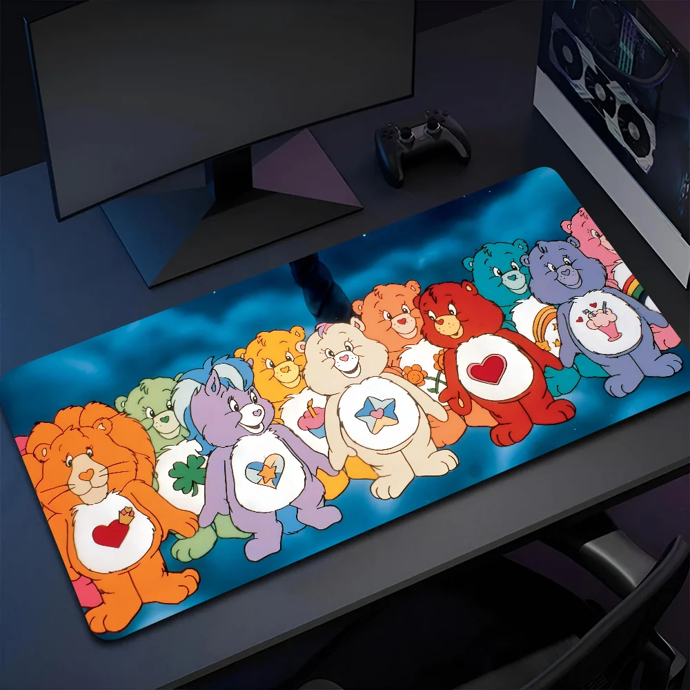 

1PC cute hot anime Cares Bears Non-slip Mouse Pad Suitable For Office Computers Laptops E-sports Game Desk Mats XXL Keyboard