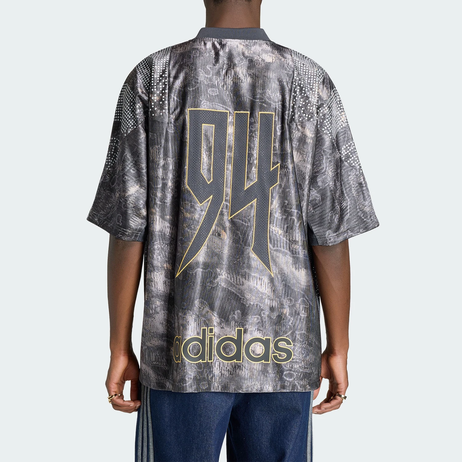 Adidas genuine clover men's sports loose fitting short sleeved T-shirt KX4834