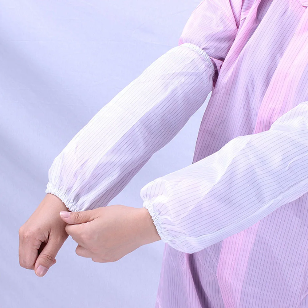 

3pcs Disposable Oversleeves Waterproof Oilproof Anti-Static Arm Sleeves For Cleaning Use Elastic Cuff