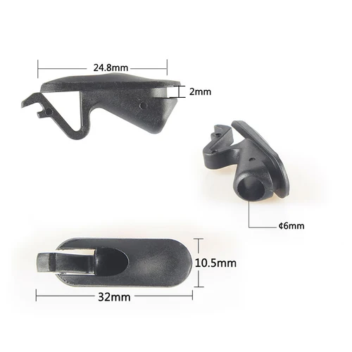 Imagen 2 del producto Tapones de marco de enrutamiento de Cable interno de bicicleta, desviador de freno de bicicleta, ojales de carcasa, guía de Cable, adaptador de batería DIY, 3 uds.