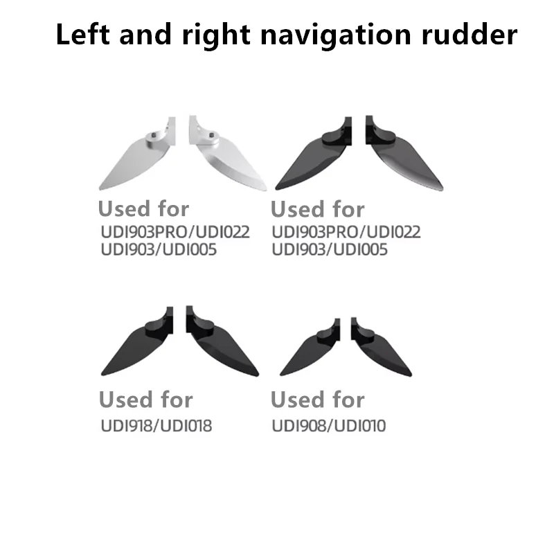 UDIRC UDI903PRO UDI022 UDI903 UDI005 UDI918 UDI018 UDI908 UDI010 RC Boat Spare Parts left and right navigation rudder