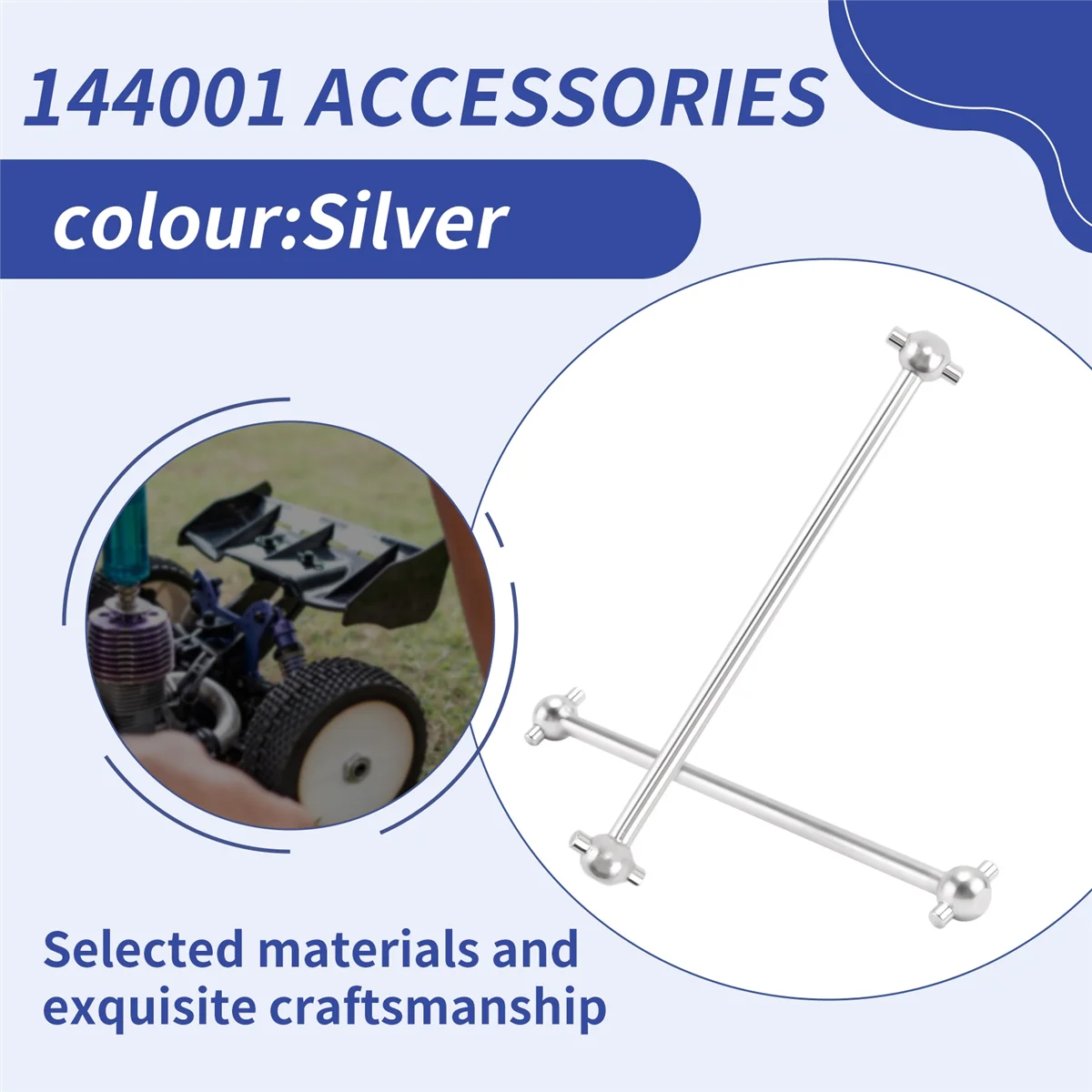 

A64E 4 шт. для Wltoys 144001 Запасные части для радиоуправляемых автомобилей 1/14 144001 -1281 Задняя собачья кость