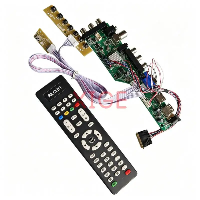 

Drive Board Fit LTN156AT05 LTN156AT09 LTN156AT03 LTN156AT02 1366x768 LVDS-40 Pin DVB/USB/AV/VGA/HDMI 1366*768 Laptop Display Kit
