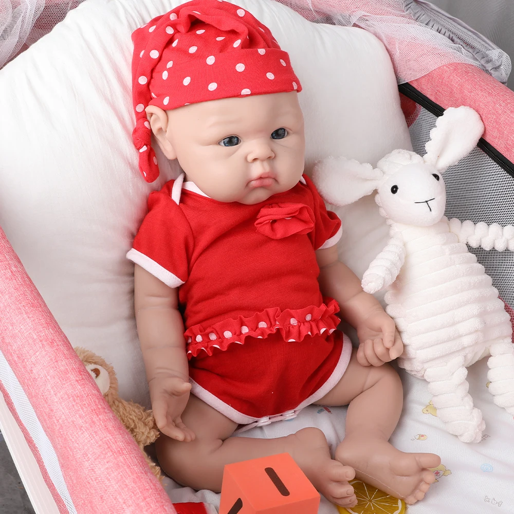 IVITA WG1525 47cm 3298g Silicone Reborn Doll USA Warehouse In Stock Realistic Detailed Lifelike Doll Exquisite Handmade Art Christmas Surprise Toy Gift For Adult Collectors Gift