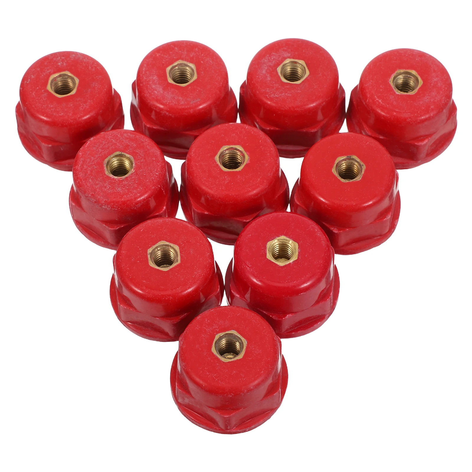 

10pcs Low Voltage Insulator Sm25 M6 Polyester Standoff Busbar Supporter High Strength For Electrical Distribution Boxes