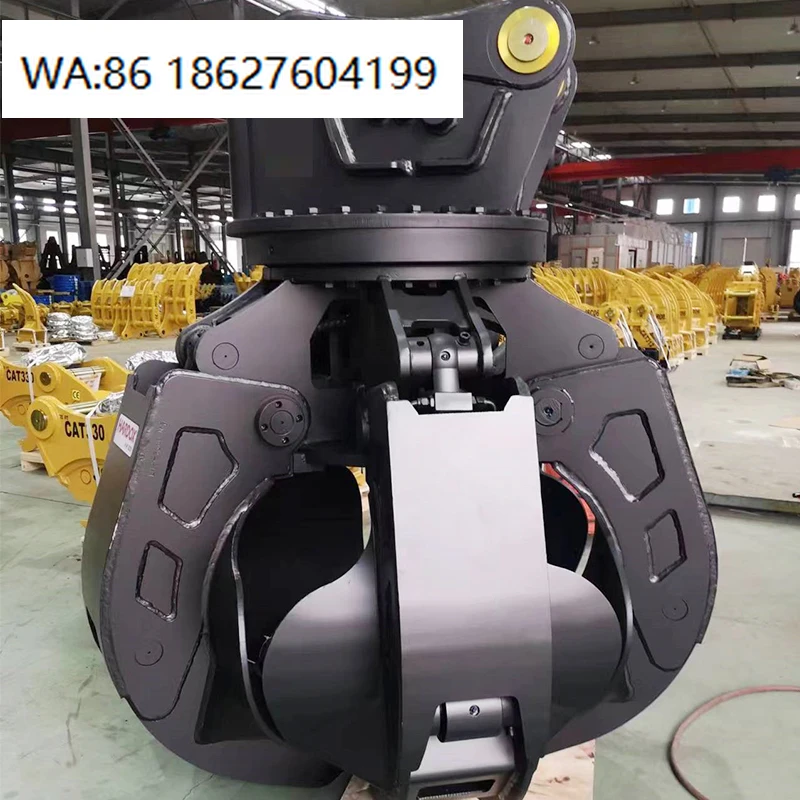 1-2.5Ton Mini Excavator Selector Grapple Demolition Sorting Material Handling Attachment Parts