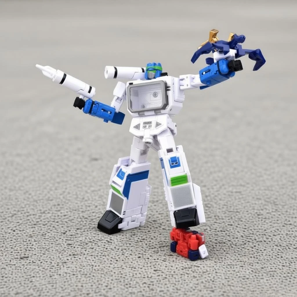 

On Sale Transforming Toys Action Figure SD-01B White Soundwave Sonic Tapedeformation Small Scale Anime Model Boy Holiday Gift